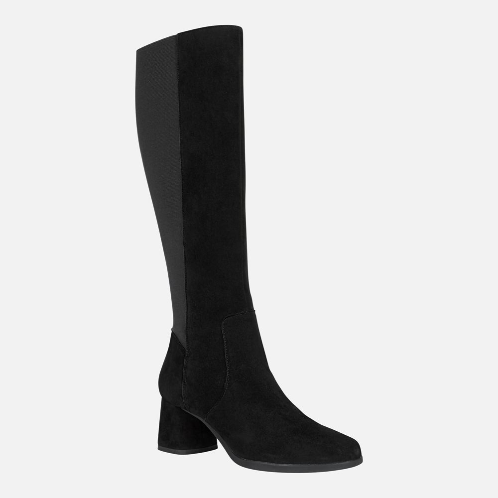 Bottes Geox Calinda Mid - Noir - Femme 017358-LHV